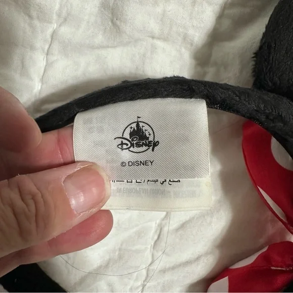 Disney Red and White Polka Dot Minnie Mouse Ears Headband - Picture 3 of 6